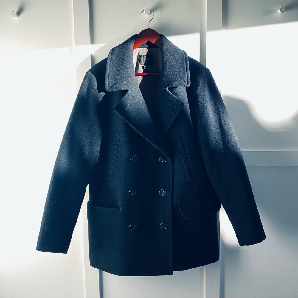 J.Crew Dock Peacoat // Navy